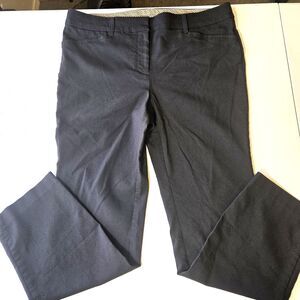 Rafaella Pants Womens SZ 14 Black Comfort  Slacks Lightweight Faux Pockets